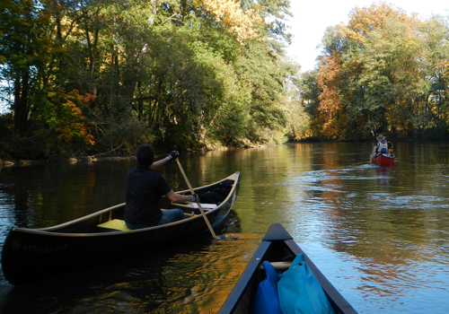 Bild Fluss Kanus