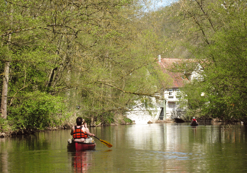 Bild Fluss Kanus